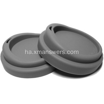 Abincin sa reusable silicone kofi kofin lids